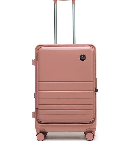 HQ LUGGAGE Hard Case Polycarbonate Luggage Model. 2503 24 inch - Pink. 100% оригинал
