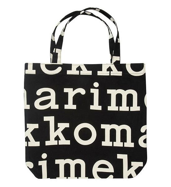 MARIMEKKO BLACK UNISEX NOTKO LOGO. 100% оригинал