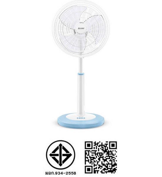MITSUBISHI ELECTRIC Slide Fan 16 Inch (Pastel Blue) R16A-GC PT-BL. 100% оригинал