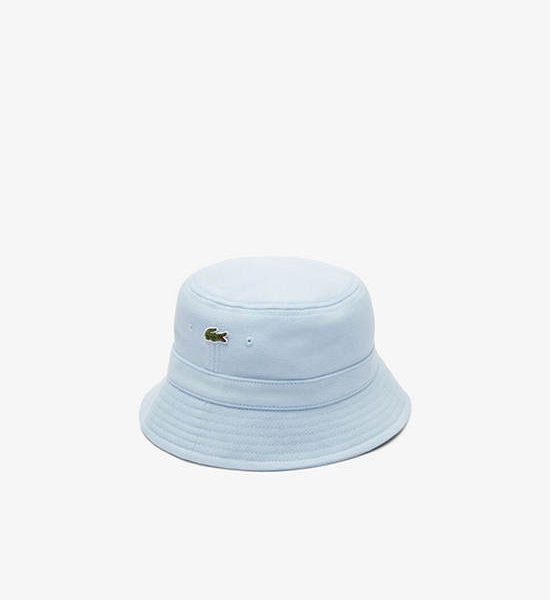 LACOSTE Piqué Bucket Hat Blue. 100% оригинал