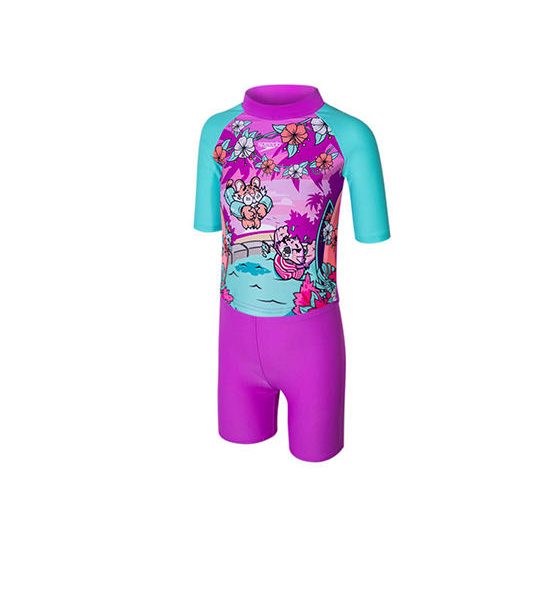 SPEEDO Girls Rashguard Set Learn to Swim Sun Protection Purple - SP111SP417EGTH. 100% оригинал