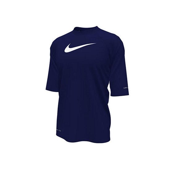 NIKE Boys Swimsuit Dri-FIT Short Sleeve Hydroguard Blue - NI083SP092EHTH. 100% оригинал