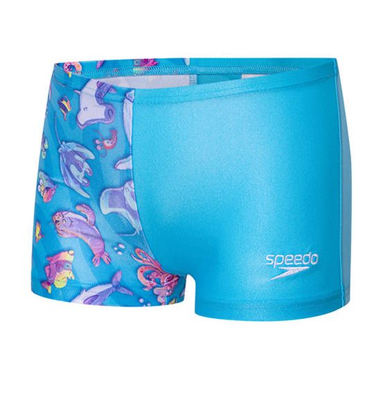 SPEEDO Boys Swim Shorts Digital Allover Aquashort Blue - SP111SP430EGTH. 100% оригинал