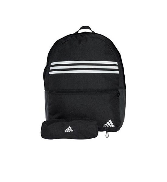 ADIDAS Unisex Backpack Classic Horizontal 3-Stripes Black - AD001AC421DZTH. 100% оригинал