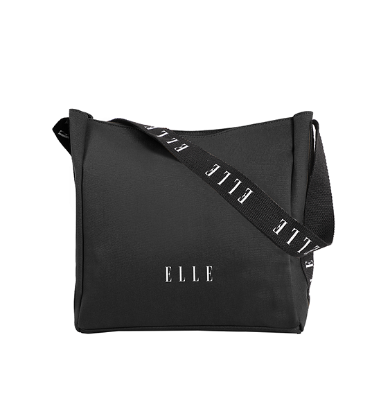 ELLE HOBO BAG Canvas EWG003 - Black. 100% оригинал