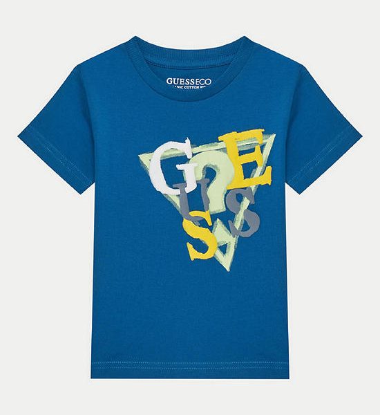 GUESS Guess Kids  Boys Logo Print  T-Shirt  3-7 yrs   N5GI10K8HM4  -  Blue. 100% оригинал