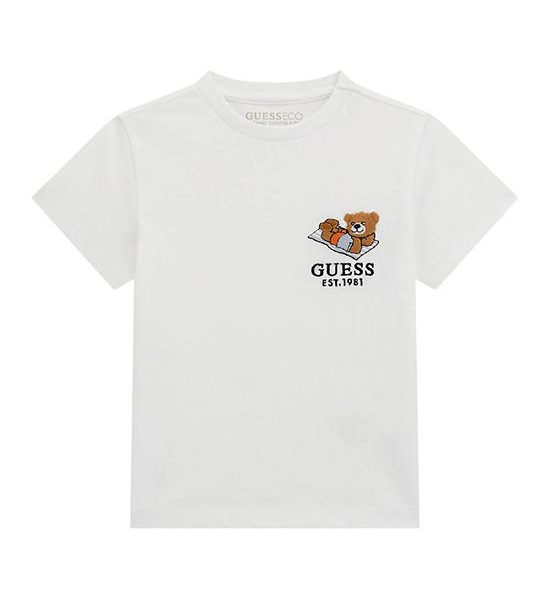 GUESS Guess Kids  Boys Crewneck Graphic T-Shirt  3-6 yrs  N5GI08K8HM4  -  White. 100% оригинал