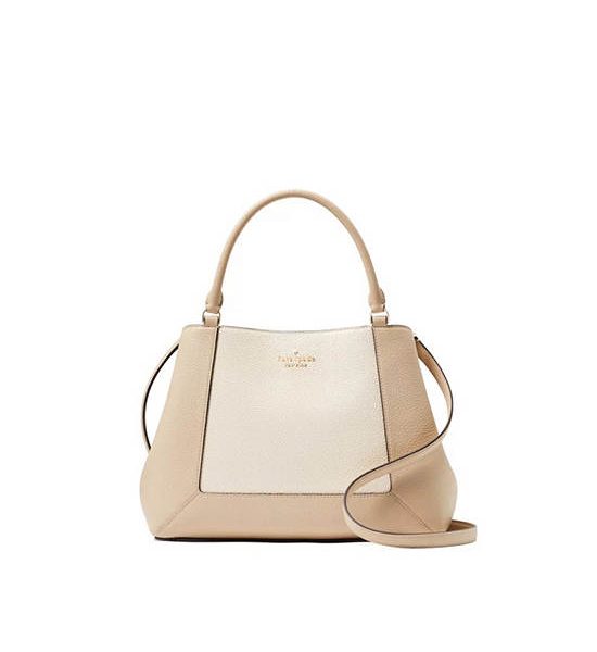 KATE SPADE NEW YORK Lena Colorblock Satchel Beige. 100% оригинал