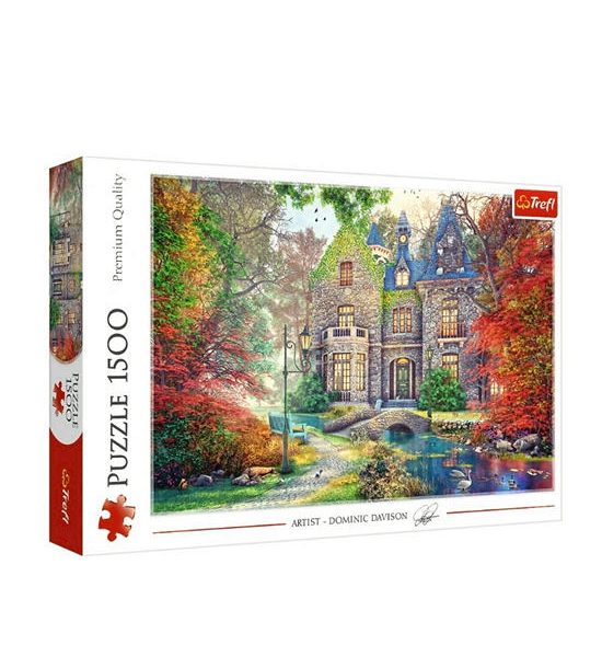 Trefl 1500 - Autumn mansion. 100% оригинал