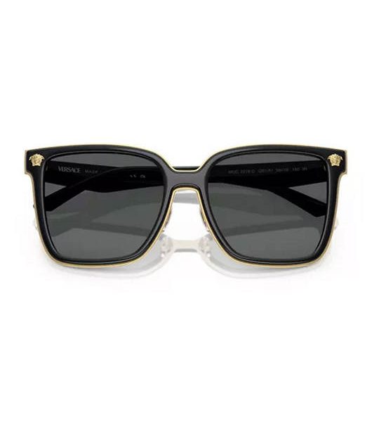 VERSACE Women Sunglasses 0VE2278D-GB1/87 BLACK AND GOLD. 100% оригинал