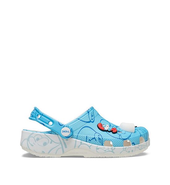 CROCS KIDS' SMURFS CLASSIC CLOG  - MULTI. 100% оригинал
