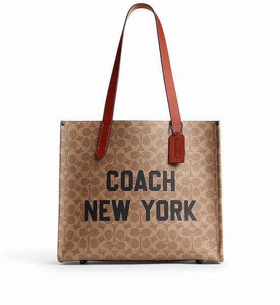 COACH Relay Tote Bag 34 In Signature Canvas With Coach Graphic Multi. 100% оригинал