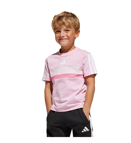 ADIDAS Kids T-Shirt Seasonal Essentials Tiberio 3-Stripes Pink - AD001AP392ELTH. 100% оригинал
