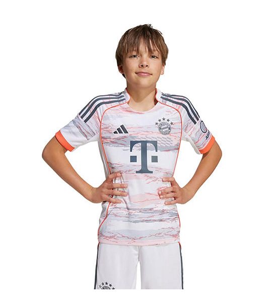 ADIDAS Kids Jersey FC Bayern Away 2025/26 White - AD001AP517EKTH. 100% оригинал