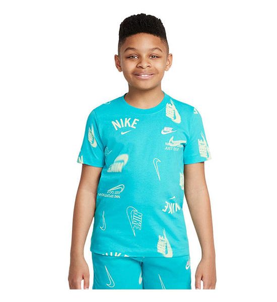 NIKE Kids T-Shirt Sportswear Blue - NI083AP834ELTH. 100% оригинал