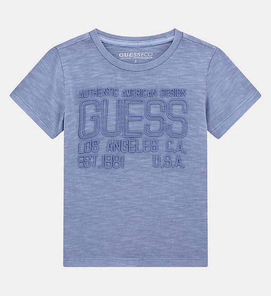 GUESS Boys MID ORGANIC SLUB JERSEY Tee 3-7 yrs N5GI13K6XN4 - Blue. 100% оригинал