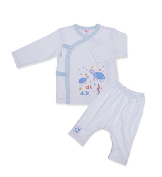 AUKA Blue ,newborn baby boy's long sleeve set,,Auka under the sea. 100% оригинал