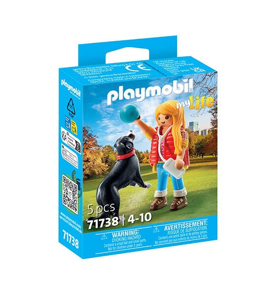 PLAYMOBIL Pet Collectable Woman with Mountain Dog. 100% оригинал