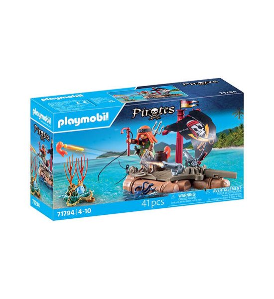 PLAYMOBIL Pirate Raft with Treasure. 100% оригинал
