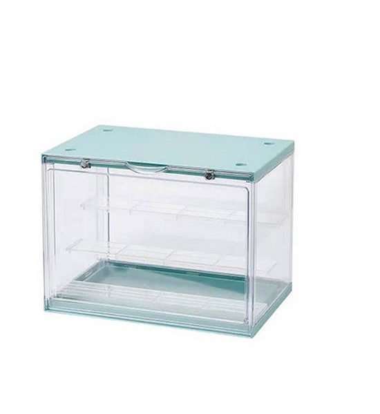 COCOGU Model display box, dustproof, transparent, size L, model 861 - green. 100% оригинал