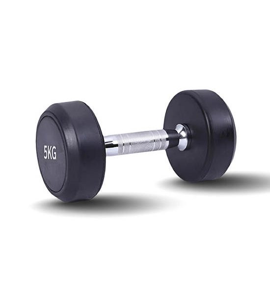 Homefittools Round dumbbell 5 kg 1 pair. 100% оригинал