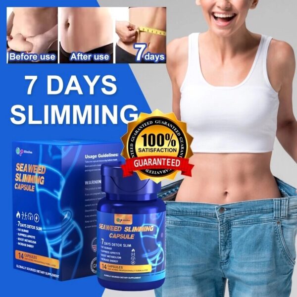 Капсулы для похудения и снижения аппетита Seaweed Slimming Capsule Esmond Natural