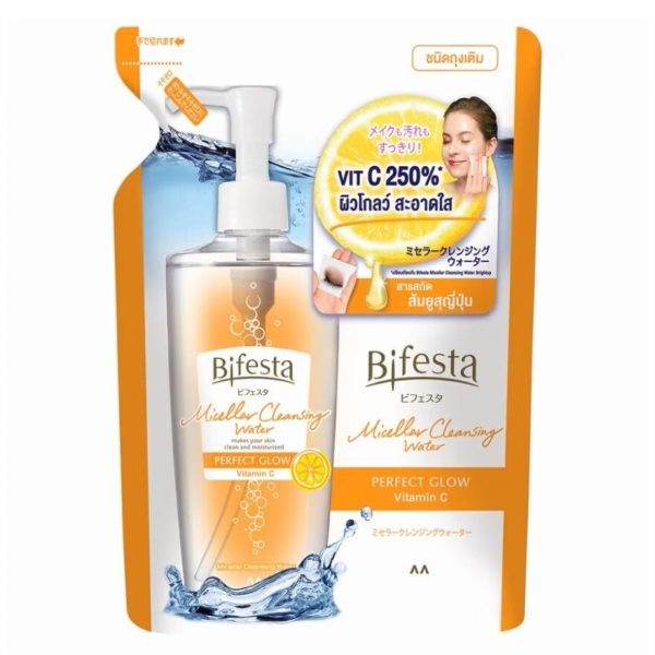 Сменный блок мицеллярной воды Bifesta Perfect Glow 360 мл. - Bifesta Micellar Water Perfect Glow Refill 360 ml.