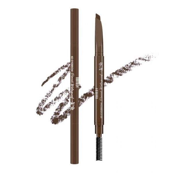 Водостойкий карандаш для бровей Mille 6D 02 - Mille 6D Waterproof Eyebrow Pencil 02