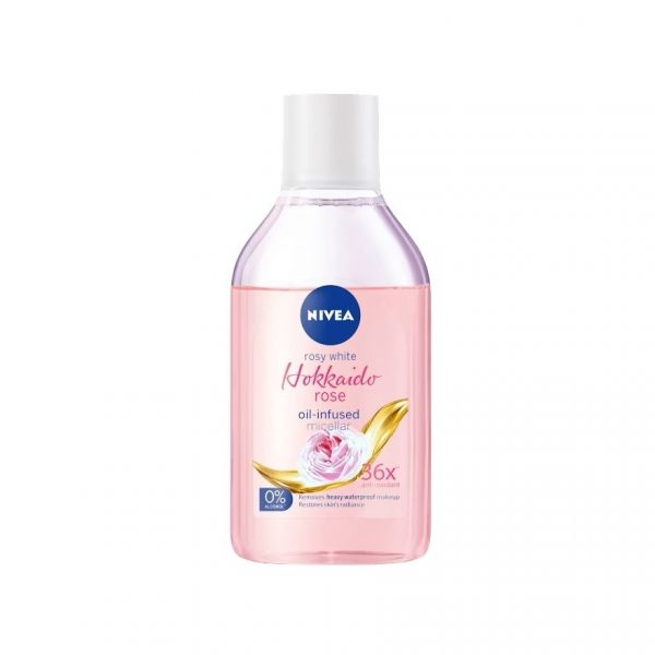 Мицеллярка с маслом розы Nivea Rosy White Hokkaido Rose, 400 мл. คลีนซิ่ง и - Nivea Rosy White Hokkaido Rose Oil-Infused Micellar 400 Ml. คลีนซิ่ง เช็ดเครื่องสำอาง