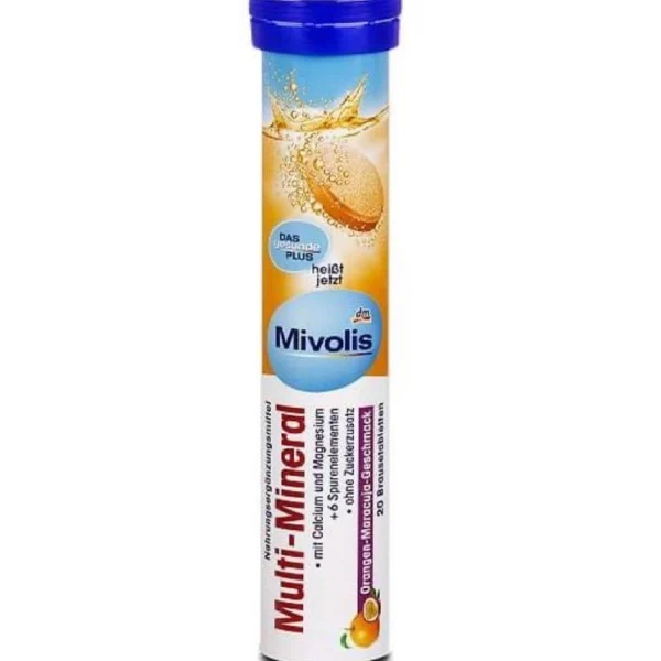 Минеральный комплекс в шипучих таблетках Mivolis 20 шт