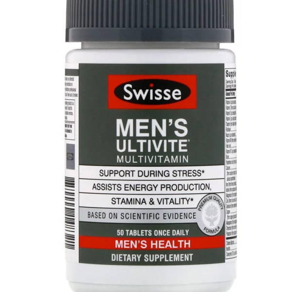 Мультивитамины для мужчин Swisse Men's Ultivite 120 капсул