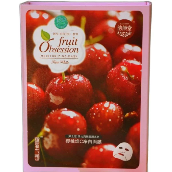 Корейская осветляющая маска с вишней Fruit Obsession 1 или 10 шт