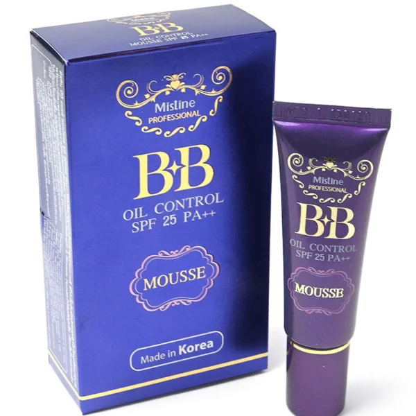Матирующий BB-крем для жирной кожи Mistine SPF25 15 мл в синем тюбике