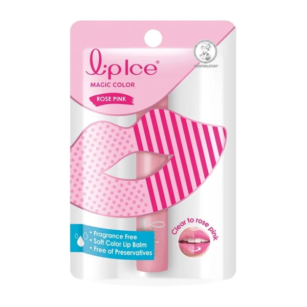 Lipice Magic Color Rose Pink Fragrance Free 2 G. Оригинал