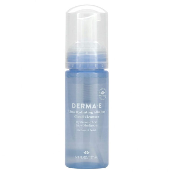 Derma E, ультраувлажняющее щелочное пенящееся очищающее средство, 157 мл (5,3 жидк. унции)