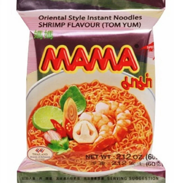 Лапша быстрого приготовления - суп Том Ям Mama 1 или 10 шт