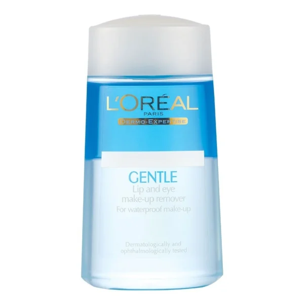 L'Oreal Paris Gentle Lip  Eye Makeup Remover 125 Ml. Оригинал