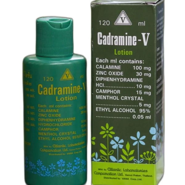 Лосьон для лечения экземы, дерматита, псориаза Cadramine-V 60 или 120 мл