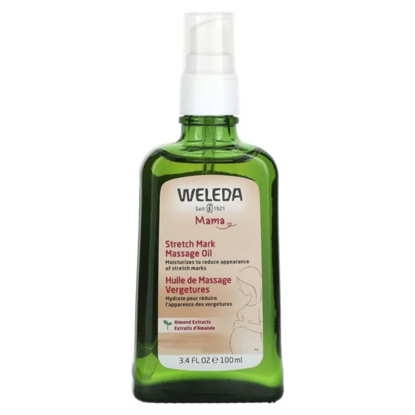 Weleda, Mama, массажное масло от растяжек, экстракты миндаля, 100 мл (3,4 жидк. унции)
