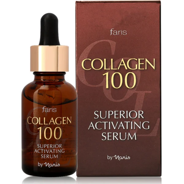 Японская сыворотка для лица с коллагеном Collagen 100 Faris 32 мл