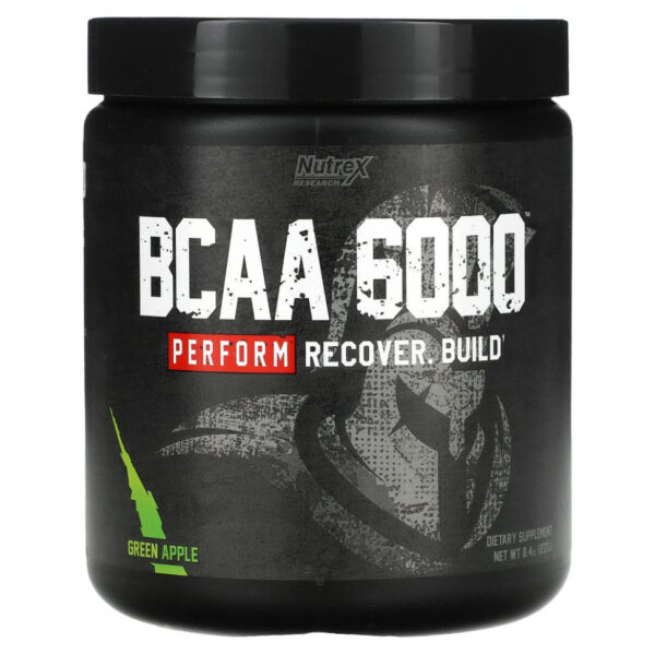 Nutrex Research, BCAA 6000, зеленое яблоко, 237 г (8,4 унции)