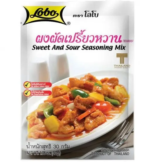 Смесь специй для кисло-сладкой тайской курицы Lobo 30 гр