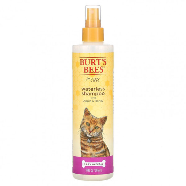 Burt's Bees, Waterless Shampoo for Cats, Apple & Honey, 10 fl oz (296 ml)