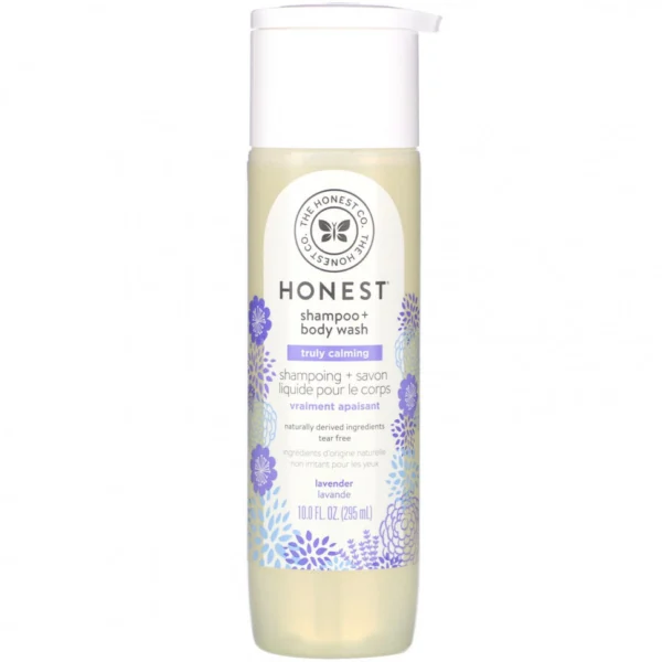 The Honest Company, Действительно успокаивающий шампунь + гель для душа, лаванда, 10,0 жидких унций (295 мл)
