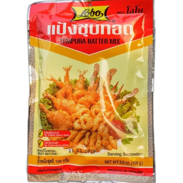 Смесь для курицы, морепродуктов в темпуре по-тайски Lobo 100 гр
