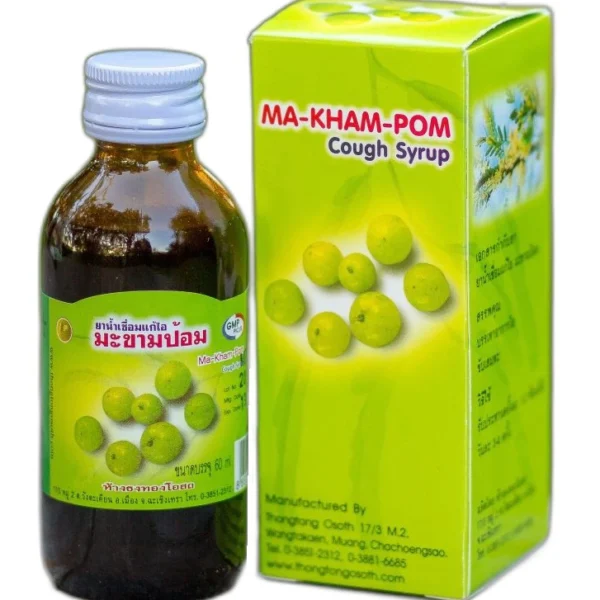 Сироп от кашля Ma Kham Pom с эмбликой 60 или 120 мл