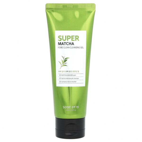 Some By Mi, Очищающий гель для пор Super Matcha, 100 мл (3,38 жидк. Унции)