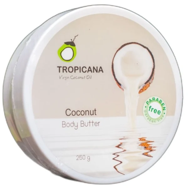 Увлажняющее крем - масло на основе кокосового масла Tropicana 250 гр