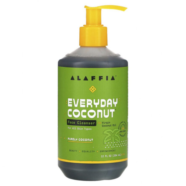 Alaffia, Everyday Coconut, очищающее средство для лица, 354 мл (12 жидк. унций)