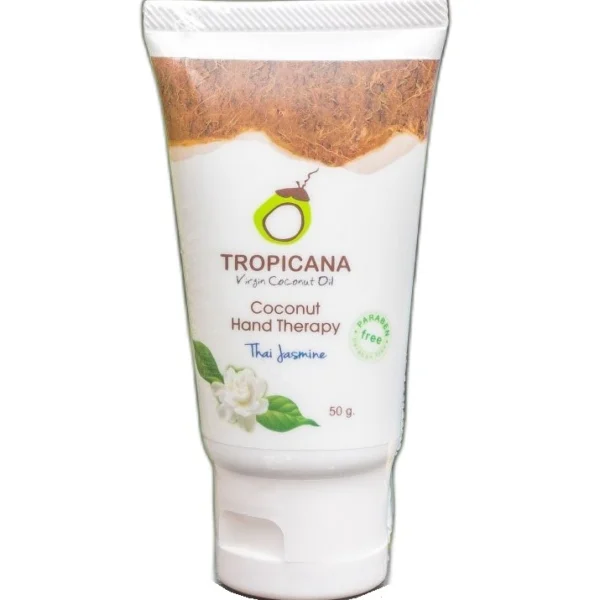 Кокосовый крем для рук с жасмином без парабенов Tropicana 50 гр